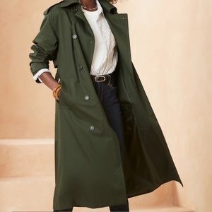 Banana Republic Cotton Twill Trench Coat